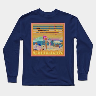 Beach Ladies Long Sleeve T-Shirt